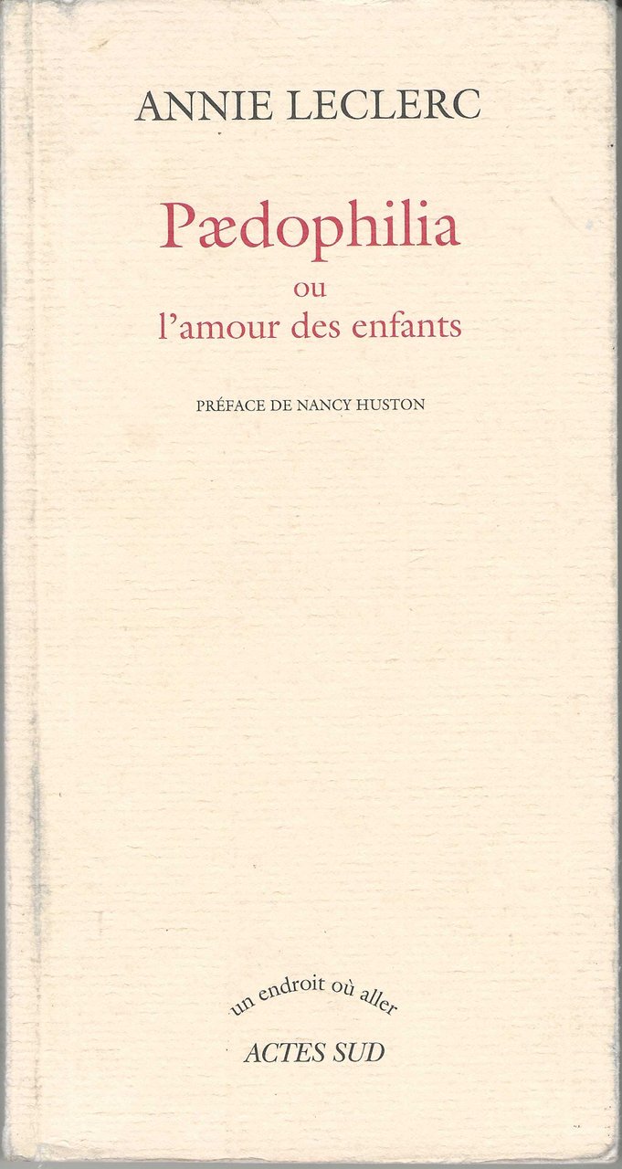 Paedophilia: ou L'amour des enfants | Immagine principale