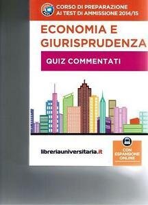 Corso Di Preparazione Ai Test Di Ammissione 2014/2015. Economia E …