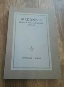 Medioevo. Rivista Di Storia Della Filosofia Medievale. Vol. 3