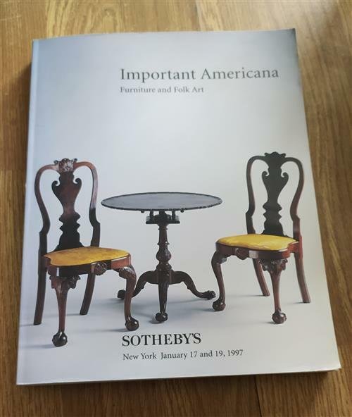 Important Americana. Forniture And Folk Art. New York January 1997 | Immagine principale