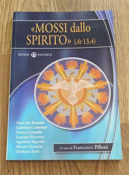 Mossi Dallo Spirito Francesco Pilloni Effata Rditrice 2007