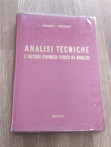 Analisi Tecniche E Metodi Chimico Fisici Di Analisi | Immagine principale