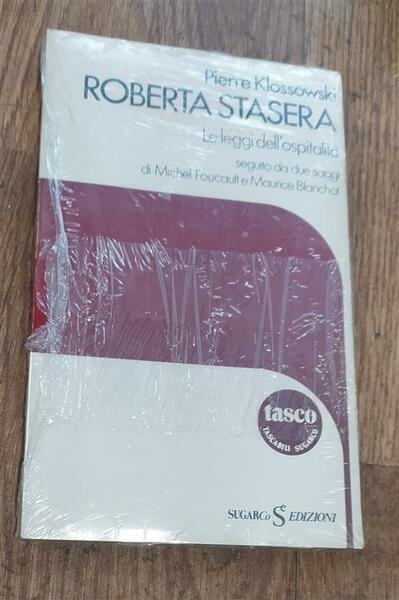 Roberta Stasera. Le Leggi Dell'ospitalit‡