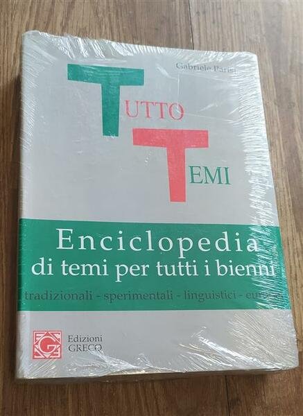Tutto Temi. Enciclopedia Di Temi Per Tutti I Bienni | Immagine principale