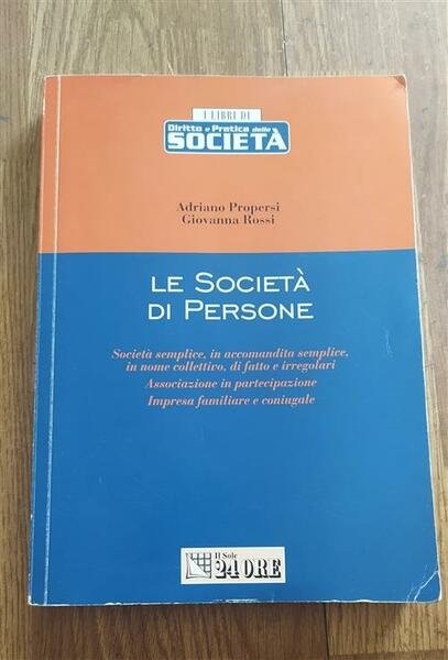 Le Societ‡ Di Persone