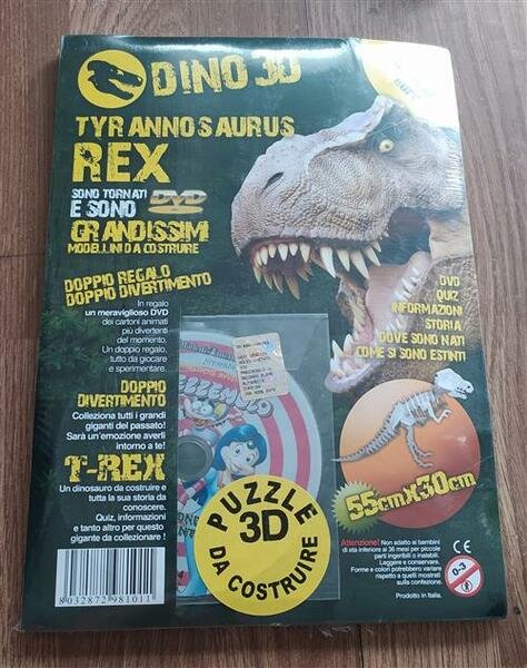 Dino 3D Tyrannosaurus Dvd Italiana Distribuzione 2007