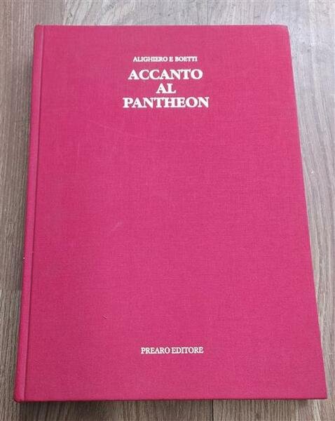 Alighiero Boetti. Accanto Al Pantheon | Immagine principale