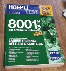 Hoepli Test. 8001 Quiz Per Le Prove Di Ammissione A … | Immagine principale