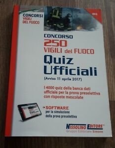 Concorso 250 Vigili Del Fuoco. Quiz Ufficiali. Con Contenuto Digitale … | Immagine principale