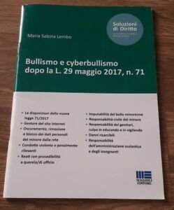 Bullismo E Cyberbullismo Dopo La L. 29 Maggio 2017, N. … | Immagine principale