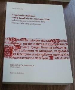 Il Salterio Italiano Nella Tradizione Manoscritta. Individuazione E Costituzione Dello … | Immagine principale