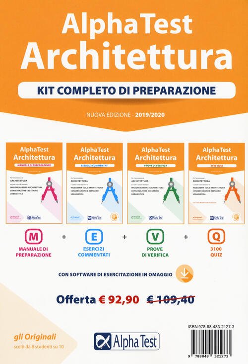 Alpha Test Architettura. Kit Di Preparazione. Per L'ammissione A Tutti …