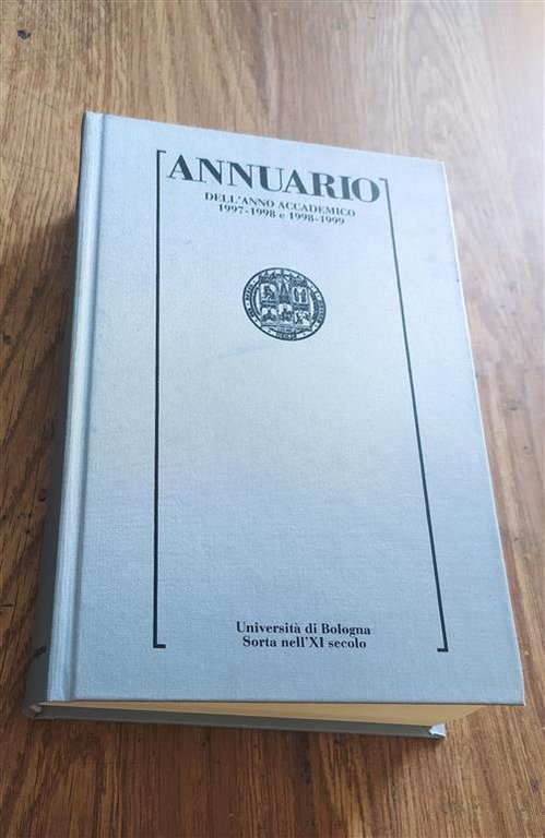 Annuario Degli Anni Accademici 1997 1998 E 1998 1999 | Immagine Gallery 2