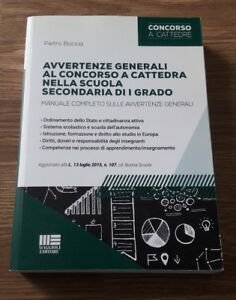 Avvertenze Generali Al Concorso A Cattedra Nella Scuola Secondaria Di …