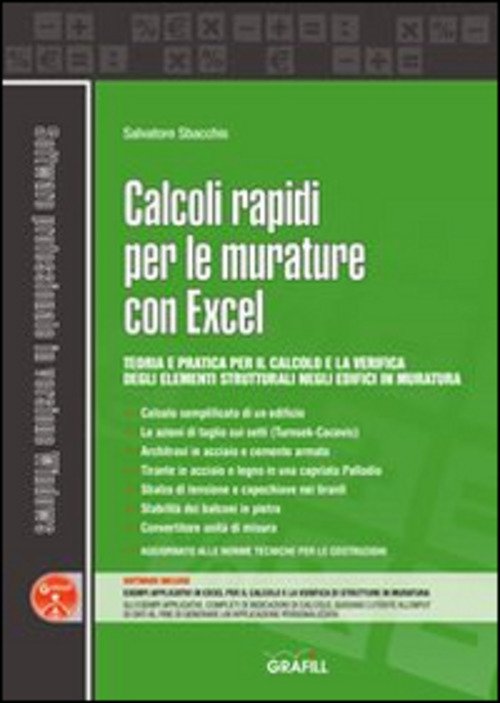 Calcoli Rapidi Per Le Murature Con Excel. Con Contenuto Digitale …