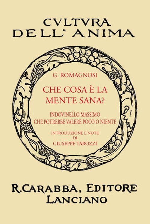 Che Cosa E La Mente Sana? (Rist. Anast. 1936). Ediz. … | Immagine principale