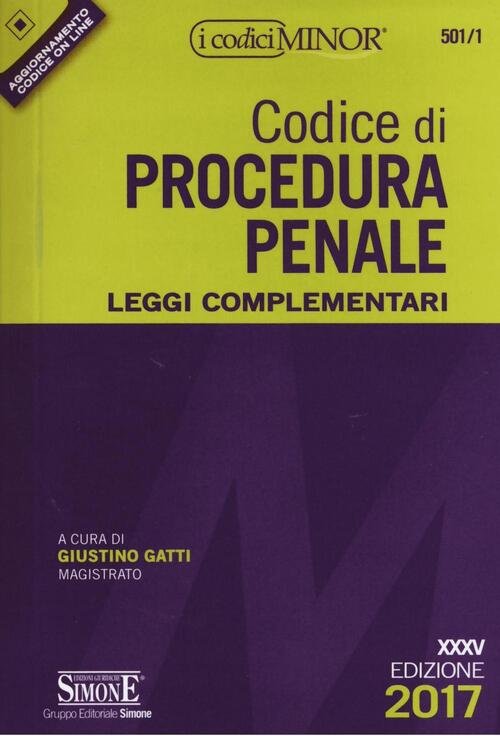 Codice Di Procedura Penale. Leggi Complementari | Immagine Gallery 3