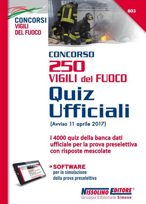 Concorso 250 Vigili Del Fuoco. Quiz Ufficiali. Con Contenuto Digitale … | Immagine Gallery 3