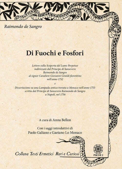 Di Fuochi E Fosfori Raimondo De Sangro Psiche 2 2025