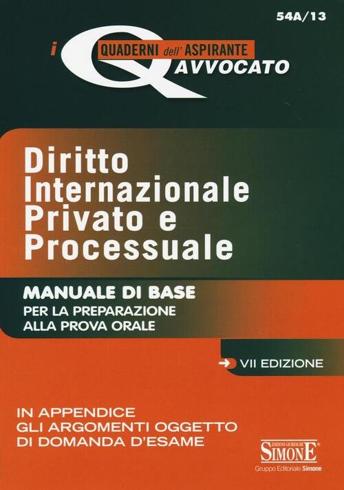 Diritto Internazionale Privato E Processuale. Manuale Di Base Per La …