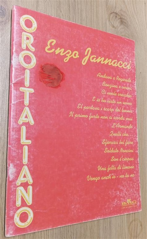 Enzo Jannacci. Oroitaliano Ricordi 1998