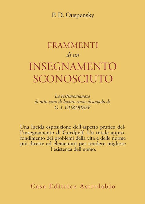 Frammenti Di Un Insegnamento Sconosciuto P. D. Uspenskij Astrolabio Ubaldini …