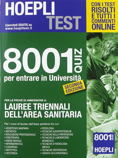 Hoepli Test. 8001 Quiz Per Le Prove Di Ammissione A … | Immagine Gallery 2