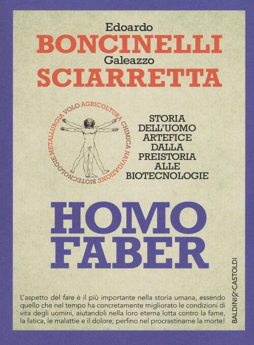 Homo Faber. Storia Dell'uomo Artefice Dalla Preistoria Alle Biotecnologie | Immagine principale