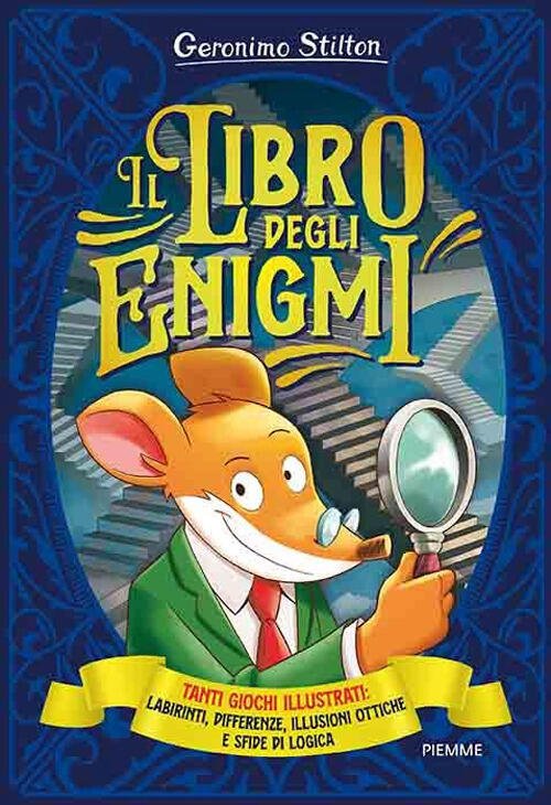 Il Libro Degli Enigmi. Tanti Giochi Illustrati: Labirinti, Differenze, Illusio