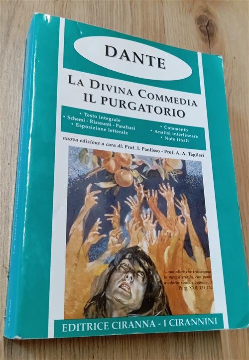 La Divina Commedia. Il Purgatorio Dante Alighieri Ciranna Editrice 2000