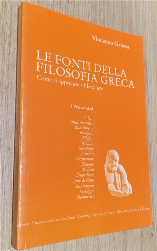 Le Fonti Della Filosofia Greca. Come Si Apprende A Filosofare: … | Immagine principale