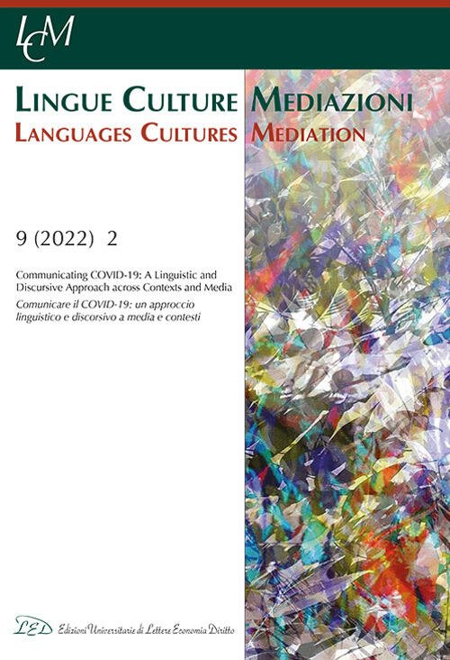 Lingue Culture Mediazioni (Lcm Journal). Vol. 9/2: Comunicare Il Covid-19 | Immagine principale