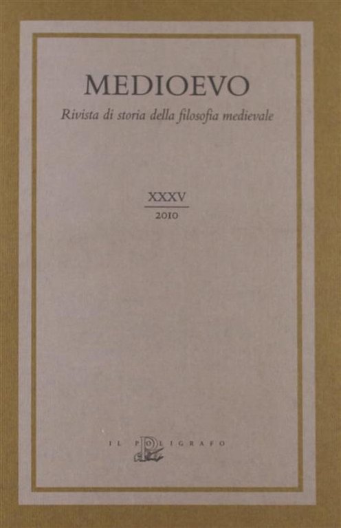 Medioevo. Rivista Di Storia Della Filosofia Medievale. Vol. 35: Filosofia E Teologia Nel Xii Secolo