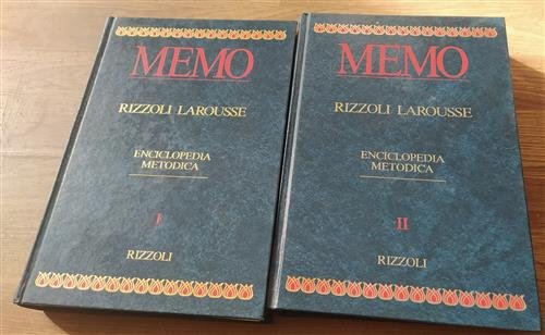 Memo. Enciclopedia Metodica. Due Volumi Rizzoli Larousse 1991