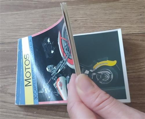 Motos 30 Cartes Postales En Couleur