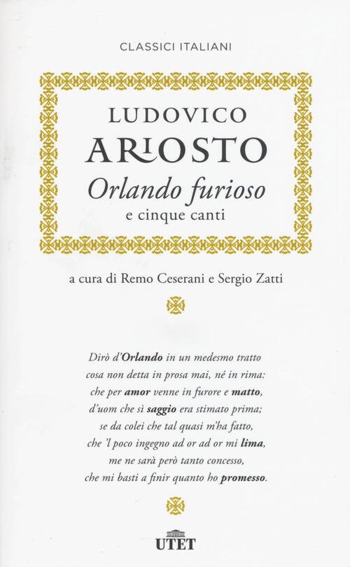 Orlando Furioso E Cinque Canti