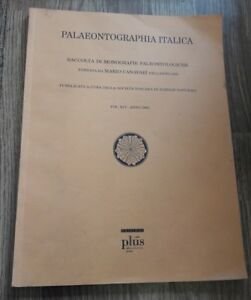 Palaeontographia Italica. Raccolta Di Monografie Paleontologiche. Vol. 91: Anno 2005.
