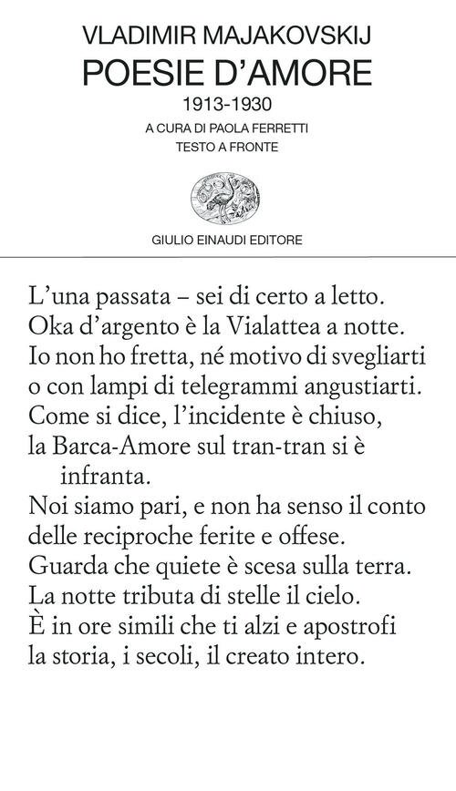 Poesie D'amore 1913 1930