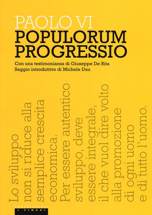 Populorum Progressio Paolo Vi Castelvecchi 2017