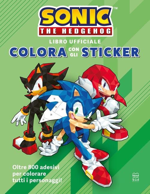 Sonic The Hedgehog. Colora Con Gli Sticker | Immagine principale