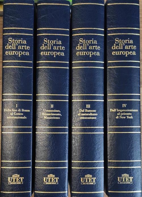 Storia Dell'arte Europea. Quattro Volumi Flaminio Gualdoni Utet 2018