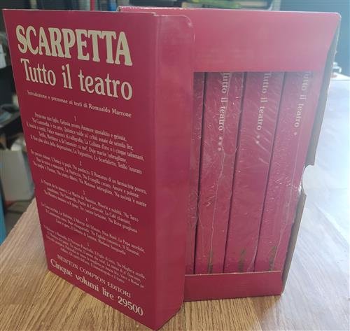 Tutto Il Teatro. Cofanetto 5 Volumi Eduardo Scarpetta Newton 1992