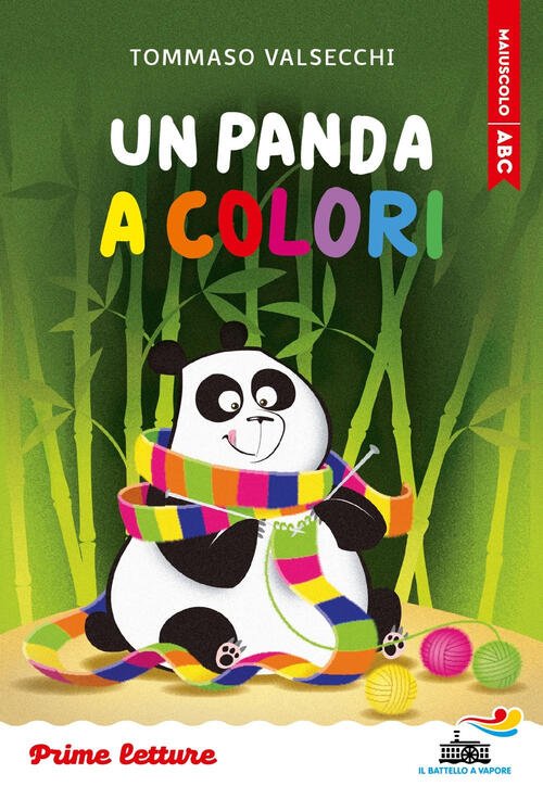 Un Panda A Colori. Stampatello Maiuscolo Tommaso Valsecchi Piemme 2025