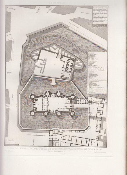 LA BASTILLE - Histoire et description des batiments. Administration. Régime …