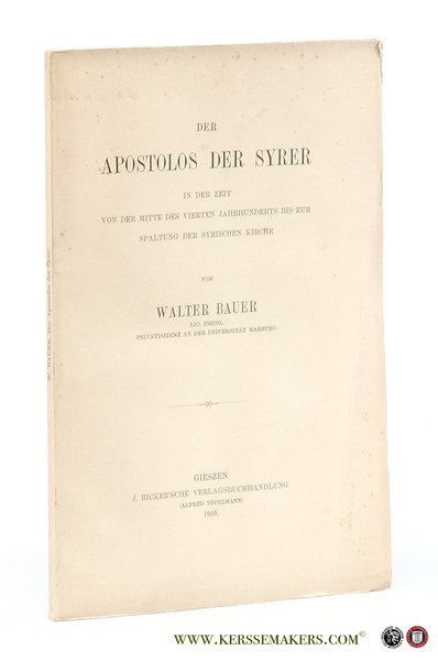 Der Apostolos der Syrer in der Zeit von der Mitte …