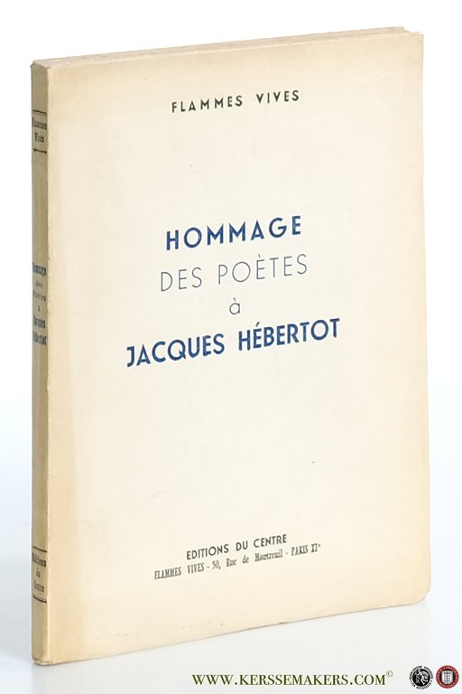Hommage des poètes [ dedication copy, signed ].