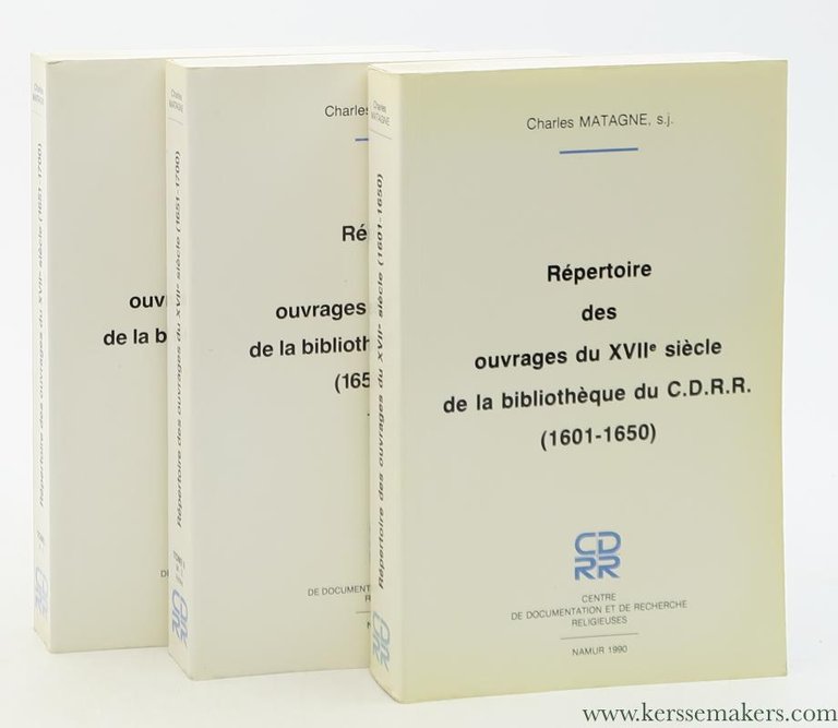 Répertoire des ouvrages du XVIIe siècle de la Bibliothèque du …