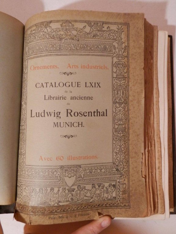 11 Cataloghi della Ludwig Rosenthal's Antiquariaat