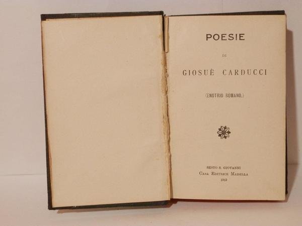 Poesie di Giosué Carducci. Enotrio Romano