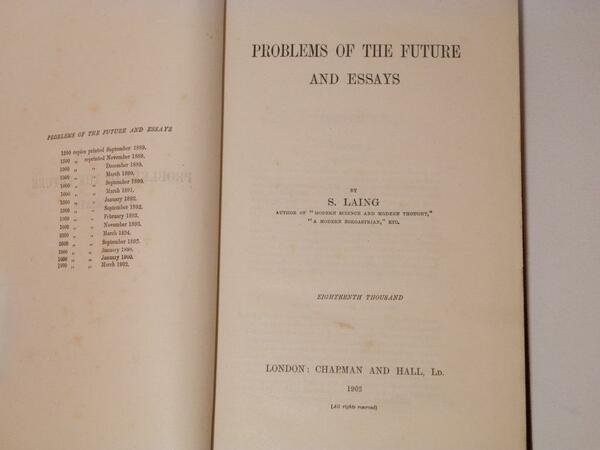 Problems of the future adn essays